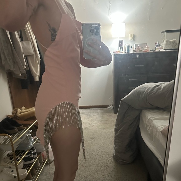 Homecoming White Fox Mini Dress - Picture 2 of 6